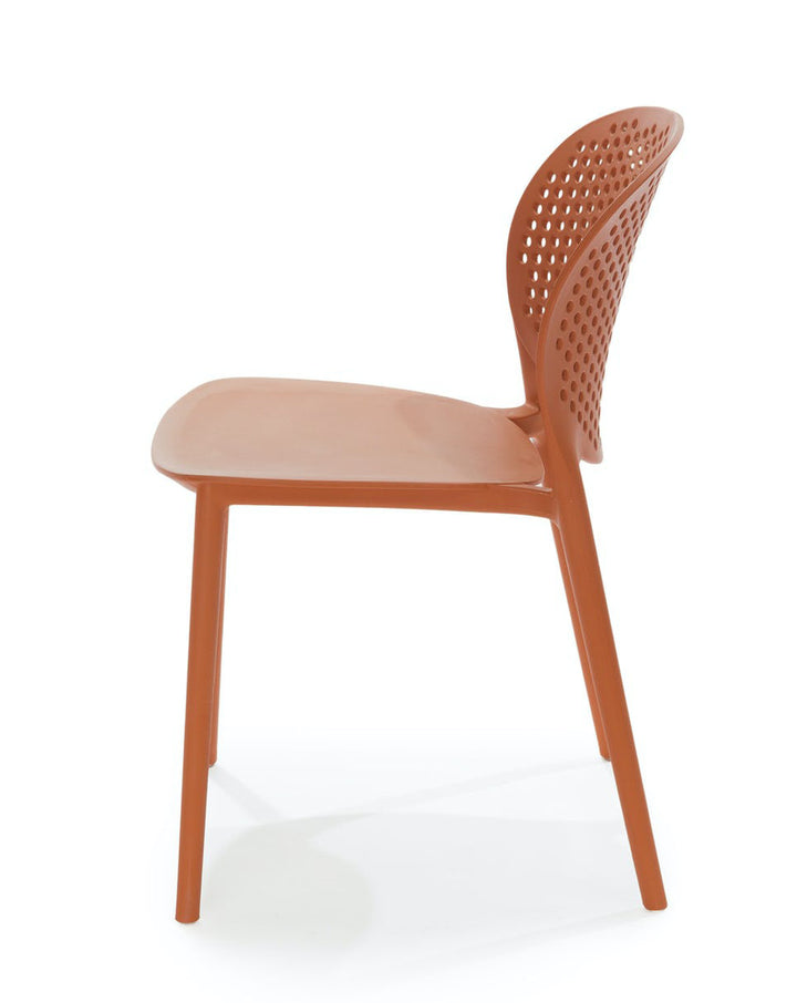 Dot Tanga Orange Dining Chair Set Of 2