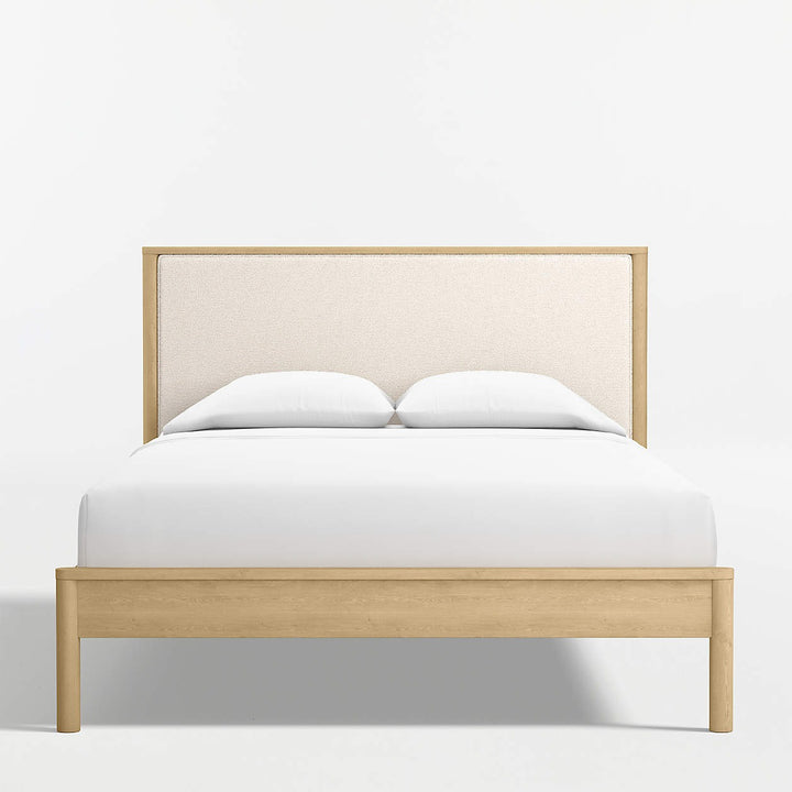 Redondo Natural Wood and Upholstered Kids Full Bed