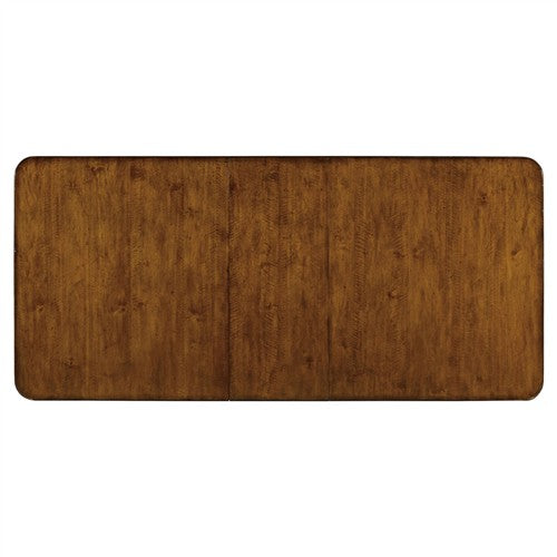 Gabriel Updated Traditional Brown Wood Extendable Rectangular Dining Table