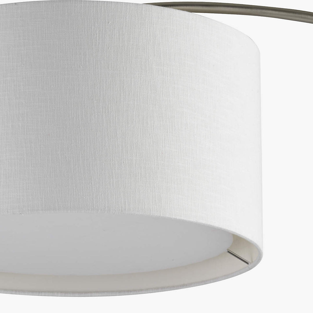 BIG DIPPER ARC BRUSHED NICKEL FLOOR LAMP