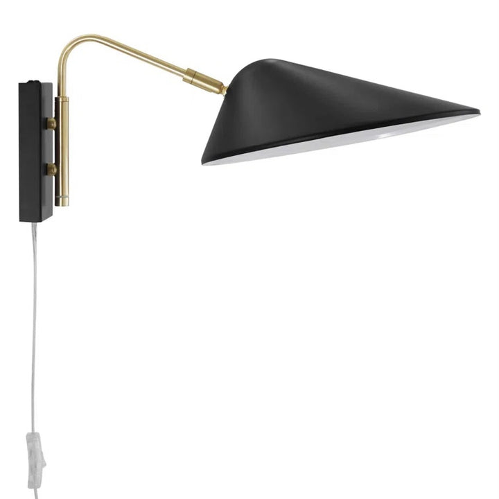 Solid Brass Swing Arm Sconce