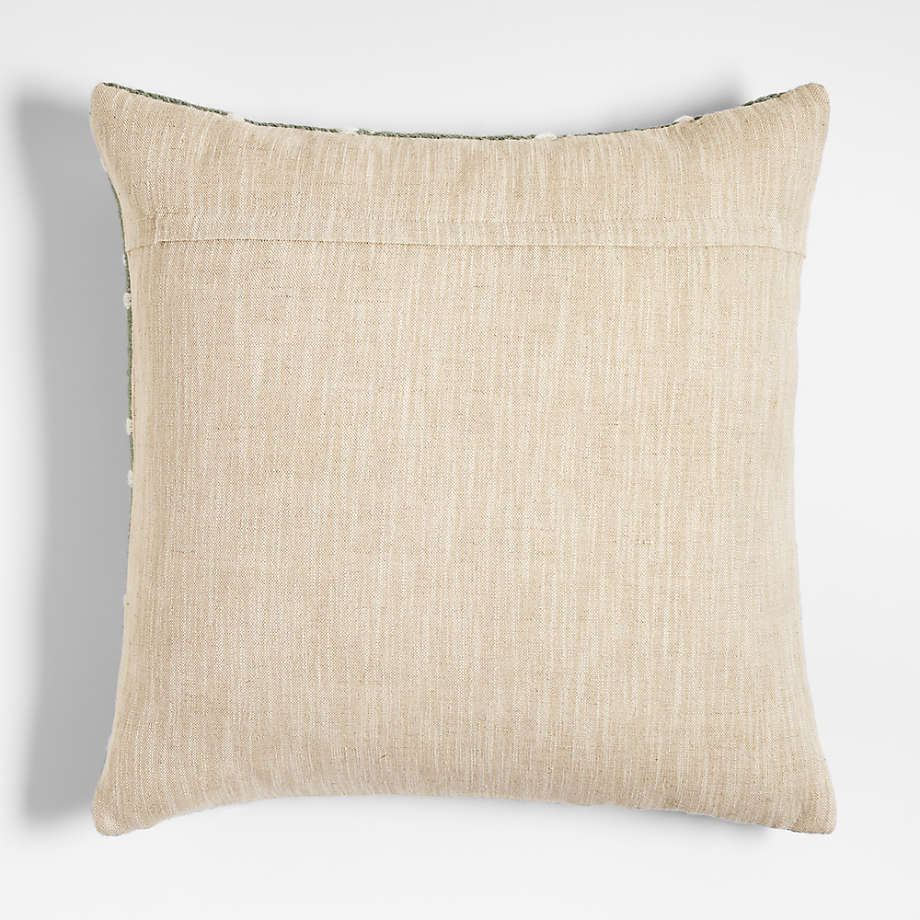 Byzan Sage Kilim Throw Pillow Cover With Insert 23"x23"