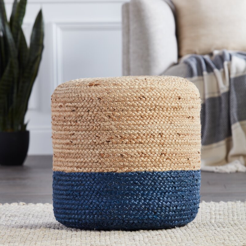 Macek 18inch Round Pouf Ottoman