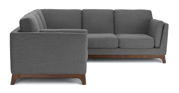Ceni Pyrite Gray Corner Sectional