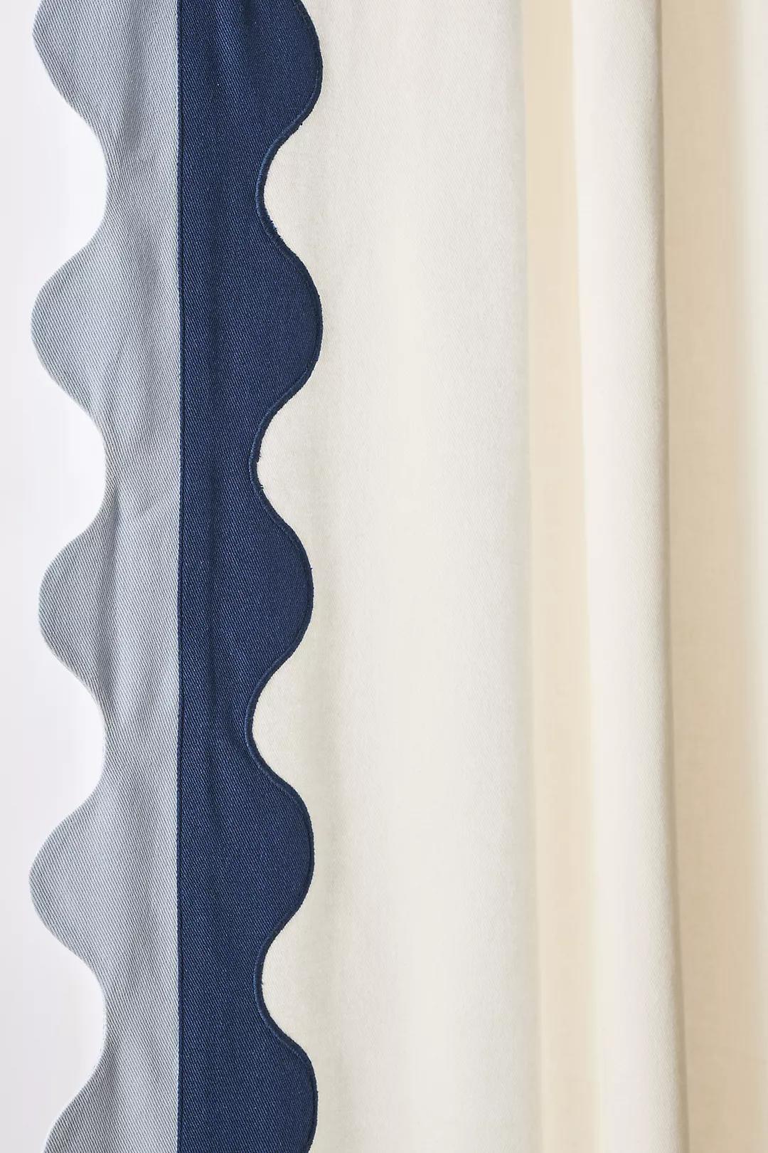 Maeve Scalloped Curtain-108"