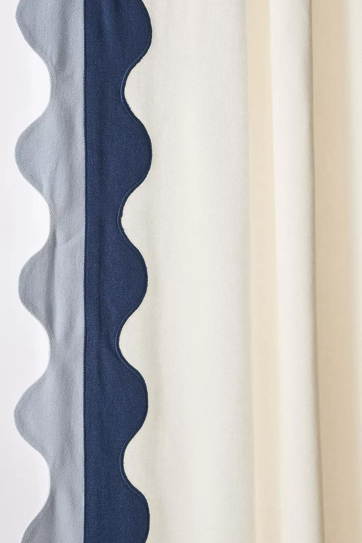 Maeve Scalloped Curtain-108"