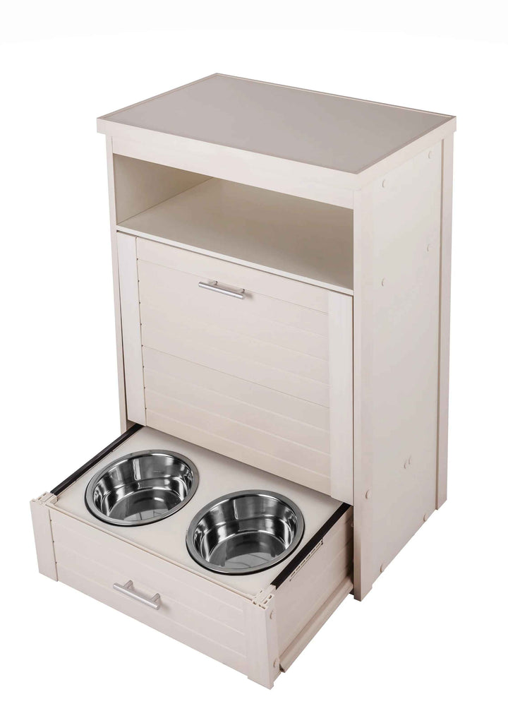 Ian ECOFLEX Dog Food Storage Pantry Double Bowl