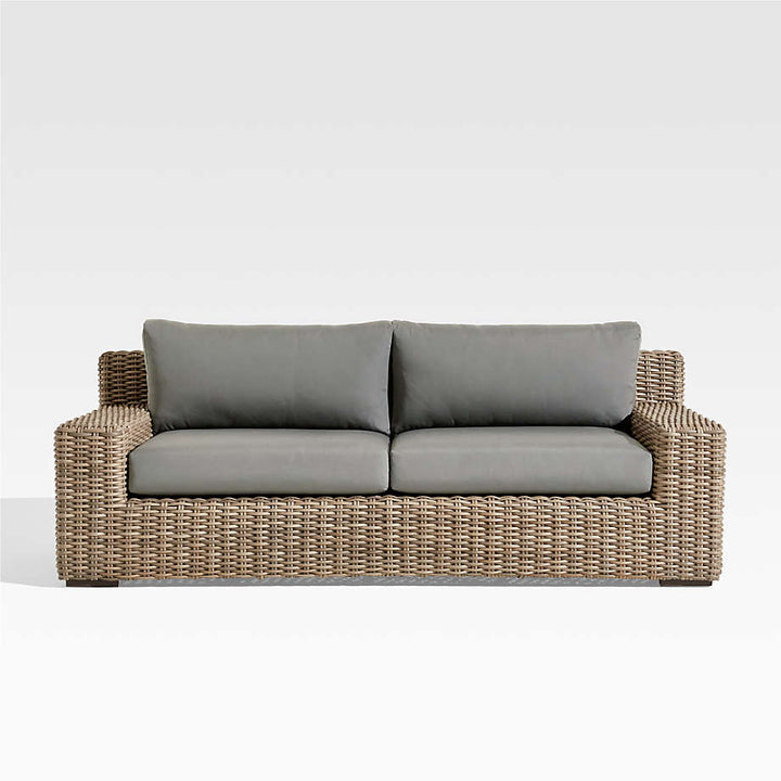 ABACO OUTDOOR SOFA WITH GRAPHITE SUNBRELLA