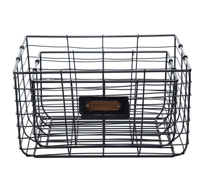 2 Piece Wire small Basket
