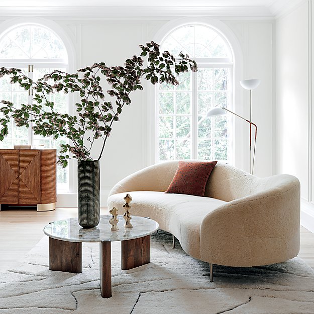 PAVO CHAMPAGNE BRASS DOUBLE FLOOR LAMP