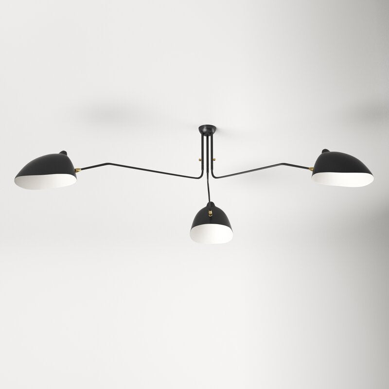 Cicero 3 Light Semi Flush Mount