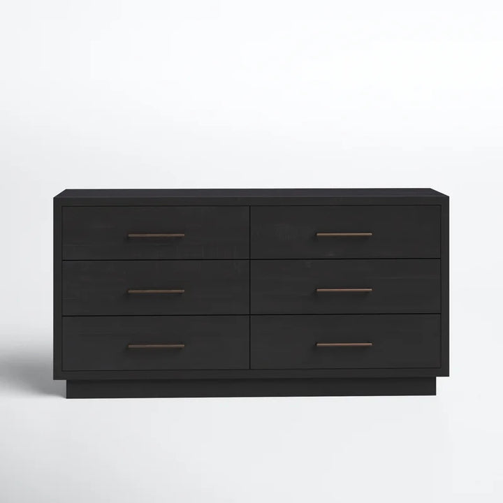 Nigel 6 Drawer Dresser in Burnished Black