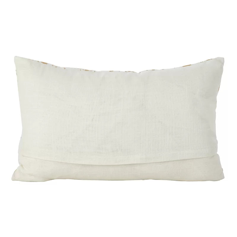 Elyssa Cotton Lumbar Pillow with insert