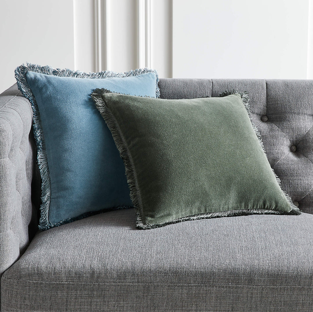 Bettie Forest Green Throw Pillow With Insert-16"x16"