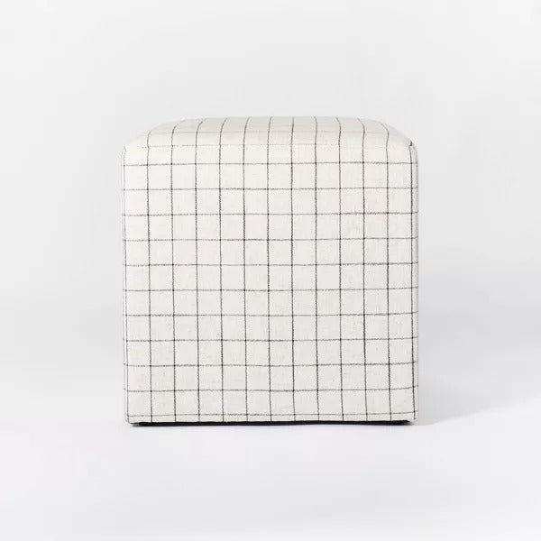 Lynwood Square Upholstered Cube Ottoman