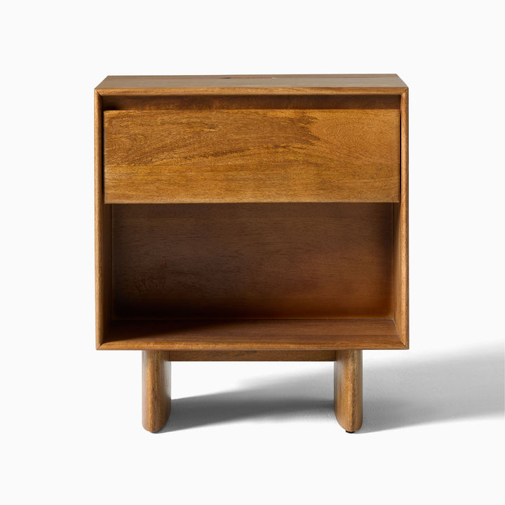 Anton Solid Wood Charging Nightstand