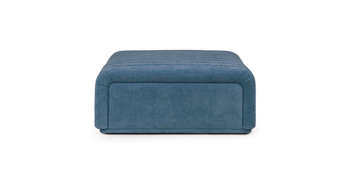 Sefto Saltwater Blue Ottoman
