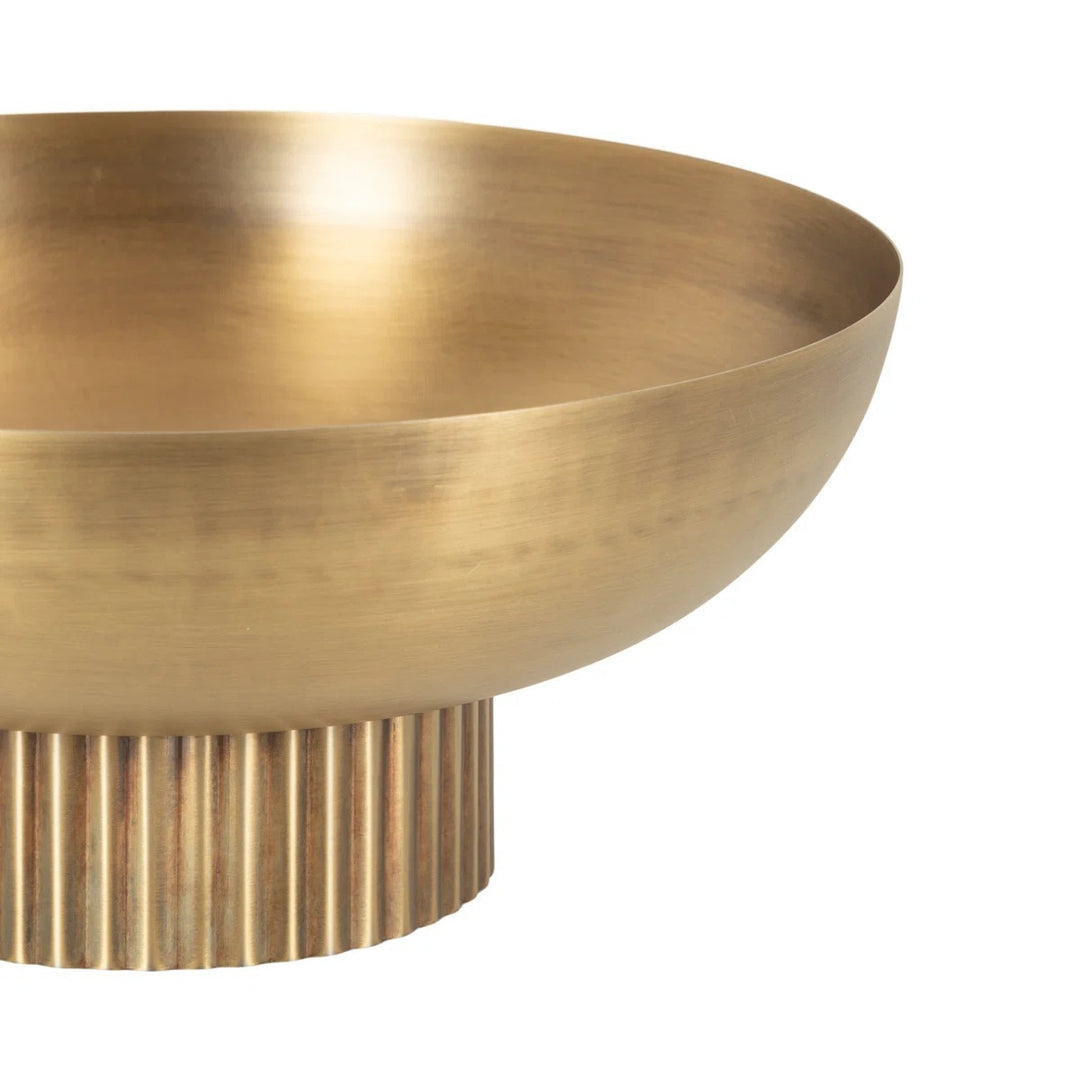 Sealy Round Metal Decorative Bowl