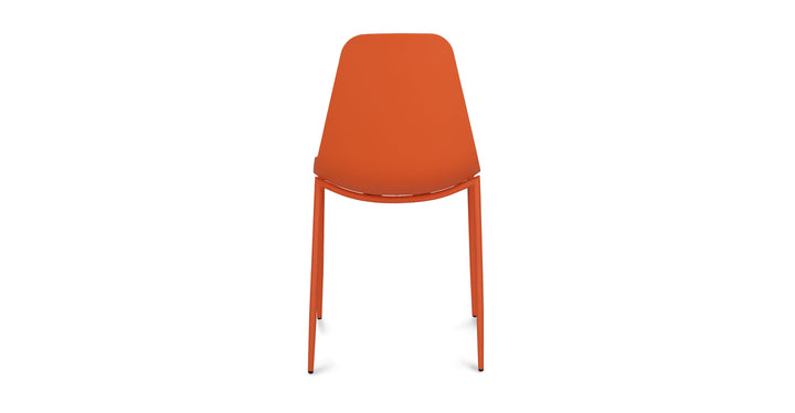 Svelti Begonia Orange Dining Chair Set Of 2