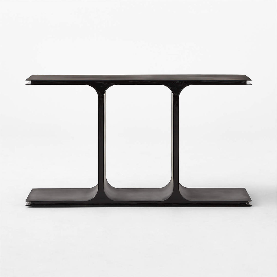 IPSILON BLACK METAL CONSOLE TABLE