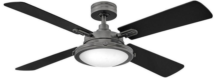 Genevieve Led Ceiling Fan Pewter Matte Black