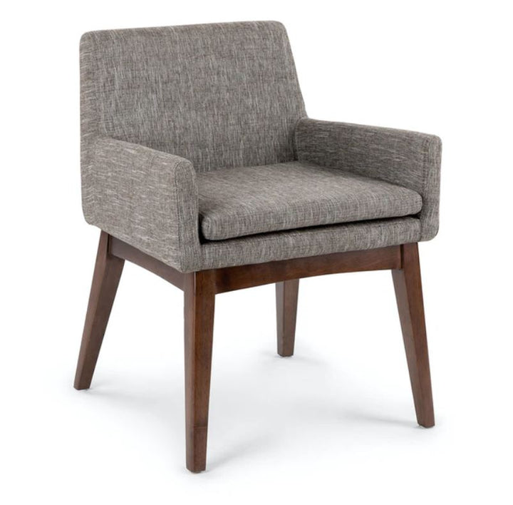 Chanel Volcanic Gray Dining Armchair Set Of 2