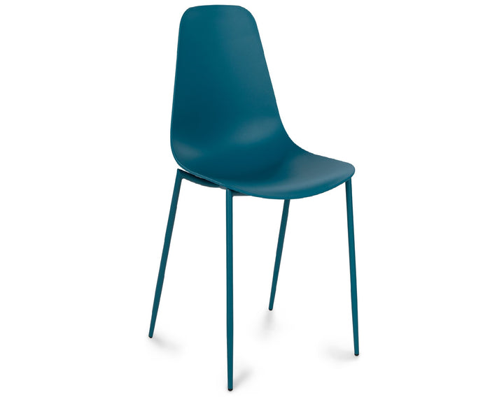 Svelti Deep Cove Teal Dining Chair Set Of 2