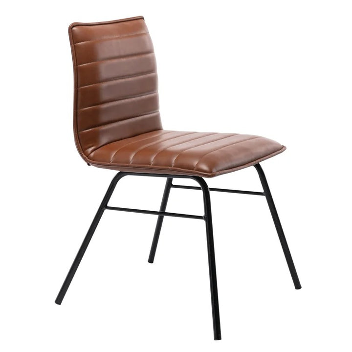 Zakariya Side Chair in Brown