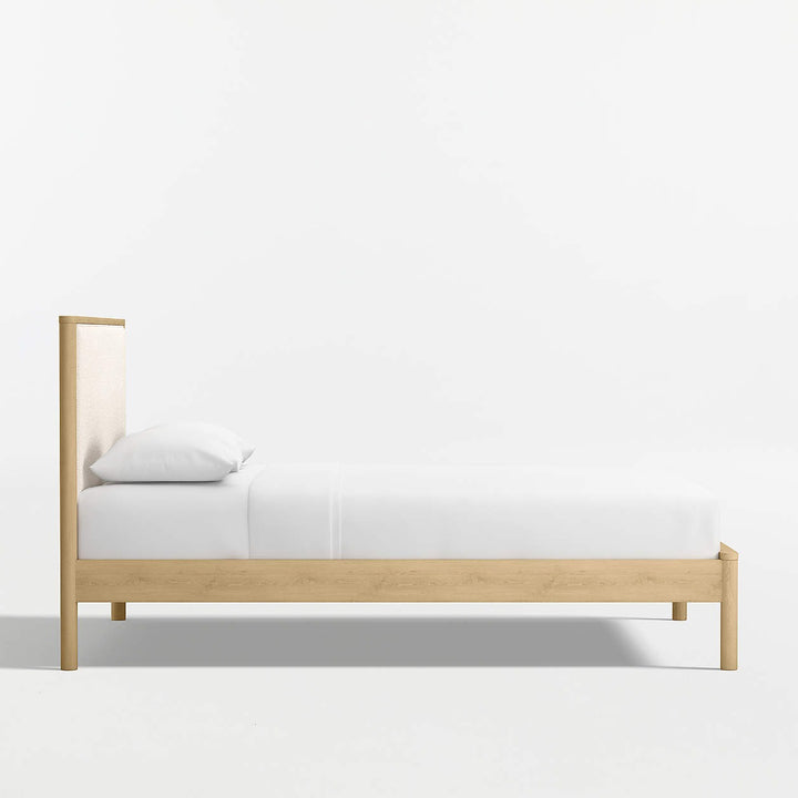 Redondo Natural Wood and Upholstered Kids Full Bed