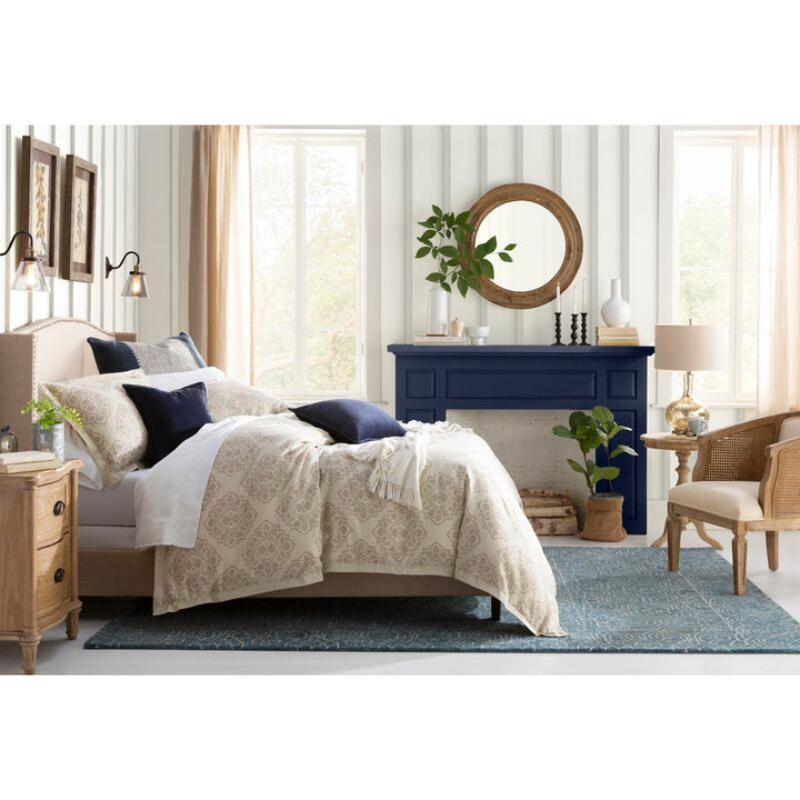 Friedman Cotton Indoor Geometric Square Throw Pillow With Insert