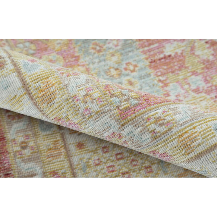 Richards Power Loom Area Rug In Pink Beige-9'3"x11'10"