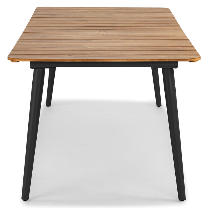 Latta Outdoor Dining Table Slate Gray