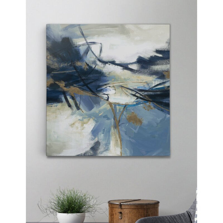 Gold Rush V1 Painting Print on Wrapped Canvas Unframe