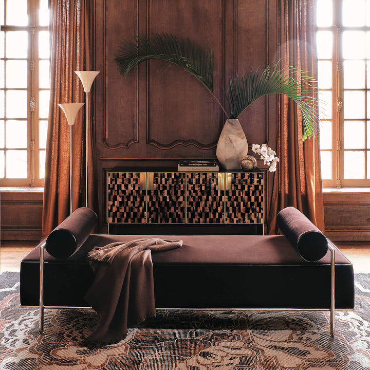 Allure Copper Floral Hand Knotted Wool Area Rug-8'x10'