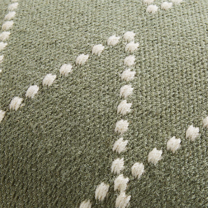 Byzan Sage Kilim Throw Pillow Cover With Insert 23"x23"