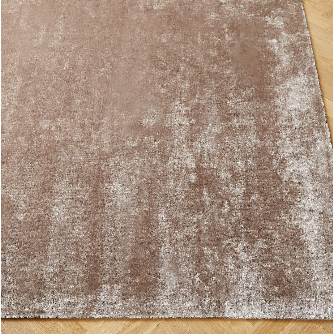 Anders Dusty Rose Pink Tencel Lyocell Area Rug-10'x14'