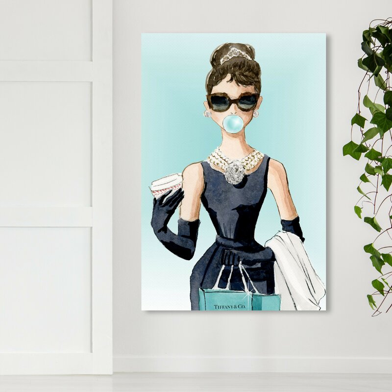 PEOPLE AND PORTRAITS BUBBLE GUM JEWELRY CELEBRITIES ART PRINT UNFRAME