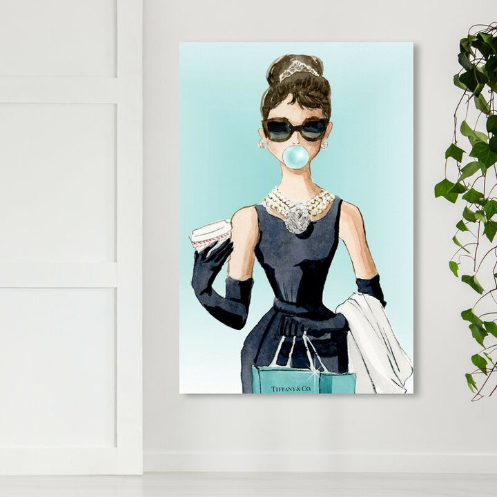 PEOPLE AND PORTRAITS BUBBLE GUM JEWELRY CELEBRITIES ART PRINT UNFRAME