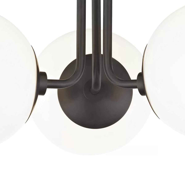 Luna Glass Semi Flush Mount