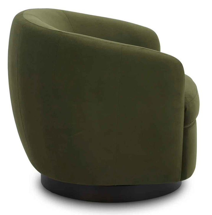 Marcy Upholstered Swivel Barrel Chair