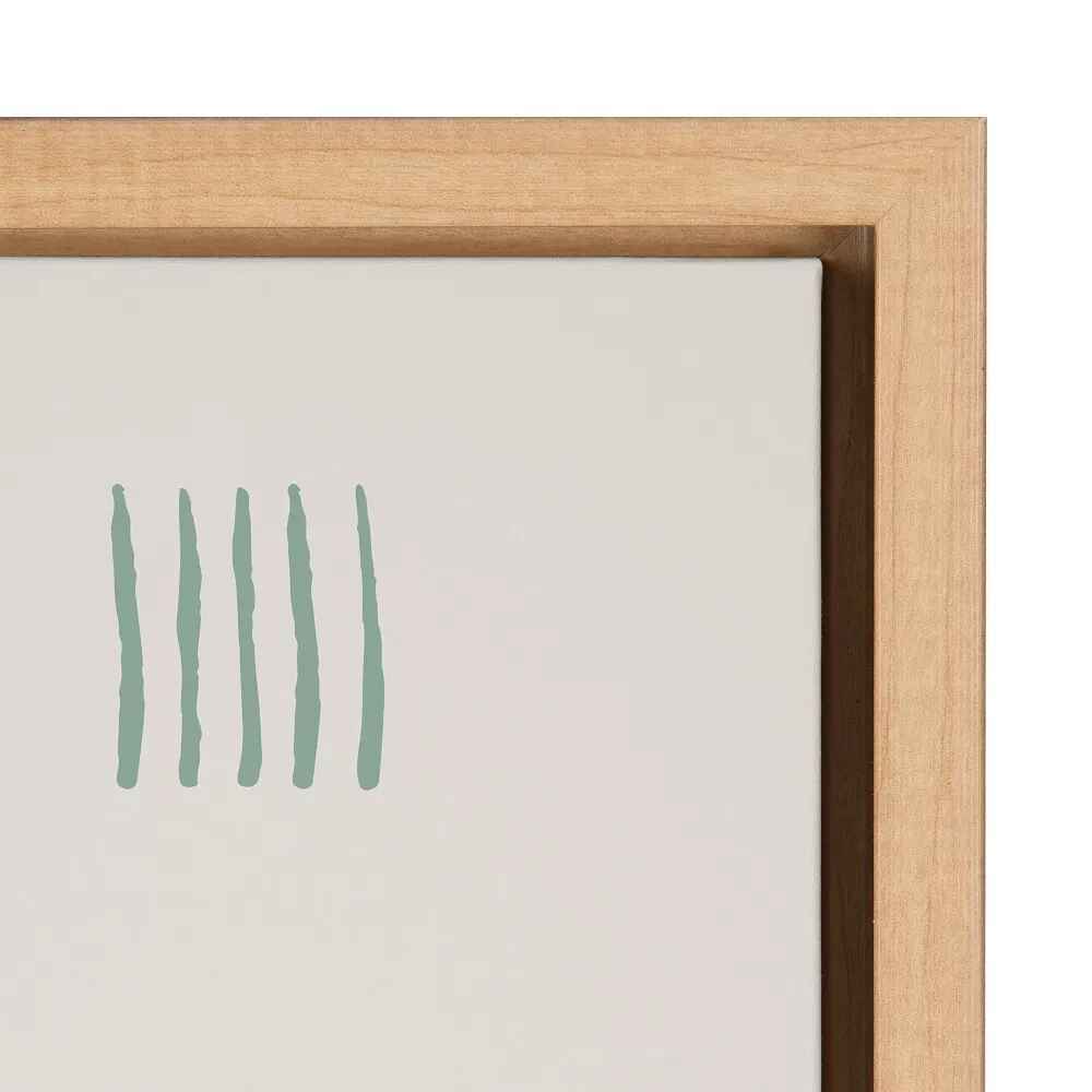 Sylvie Thinking Of You Framed Canvas by Rachel Lee-18"x24"