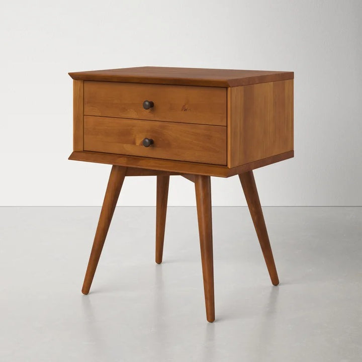 Grady 2 - Drawer Solid Wood Nightstand