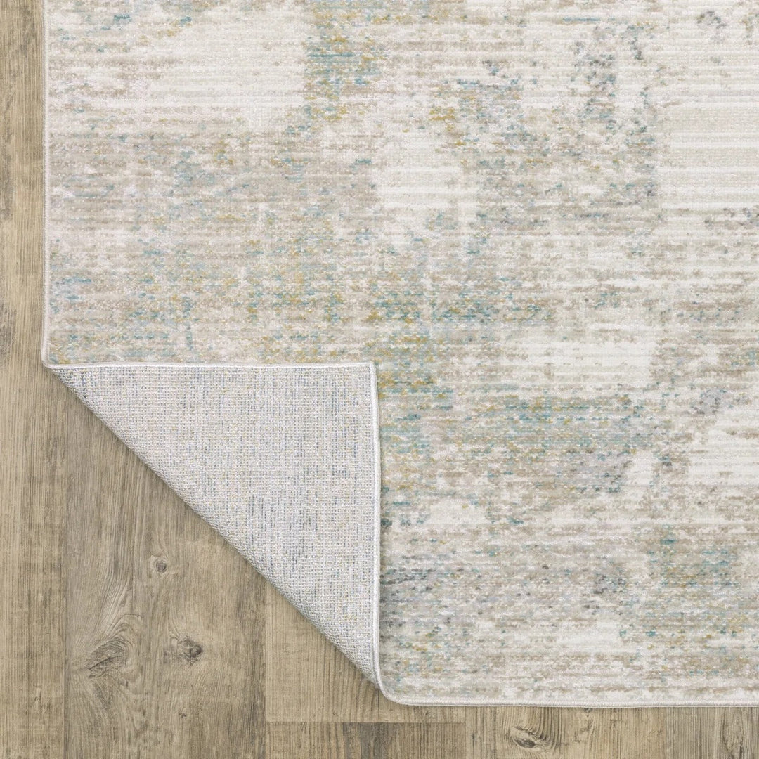 Goulart Textural Distressed Abstract Area Rug 7'10 x 10'10