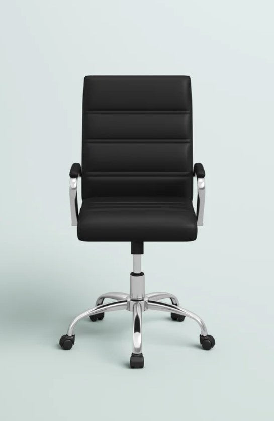 Mid Back Executive Swivel Office Chair with Metal Frame