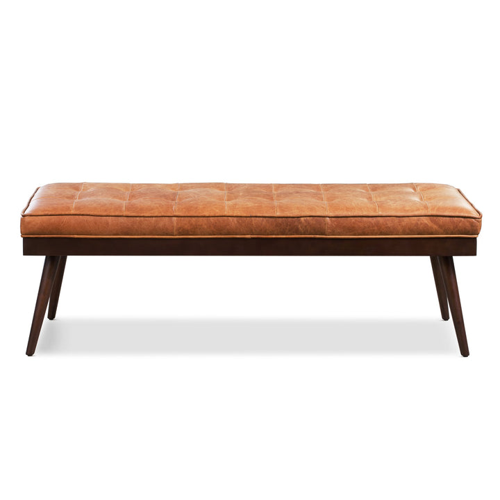 Luca Leather Bench