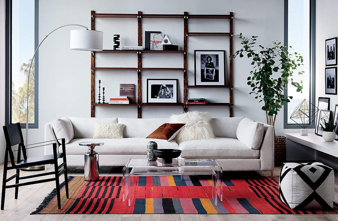 BIG DIPPER ARC BRUSHED NICKEL FLOOR LAMP