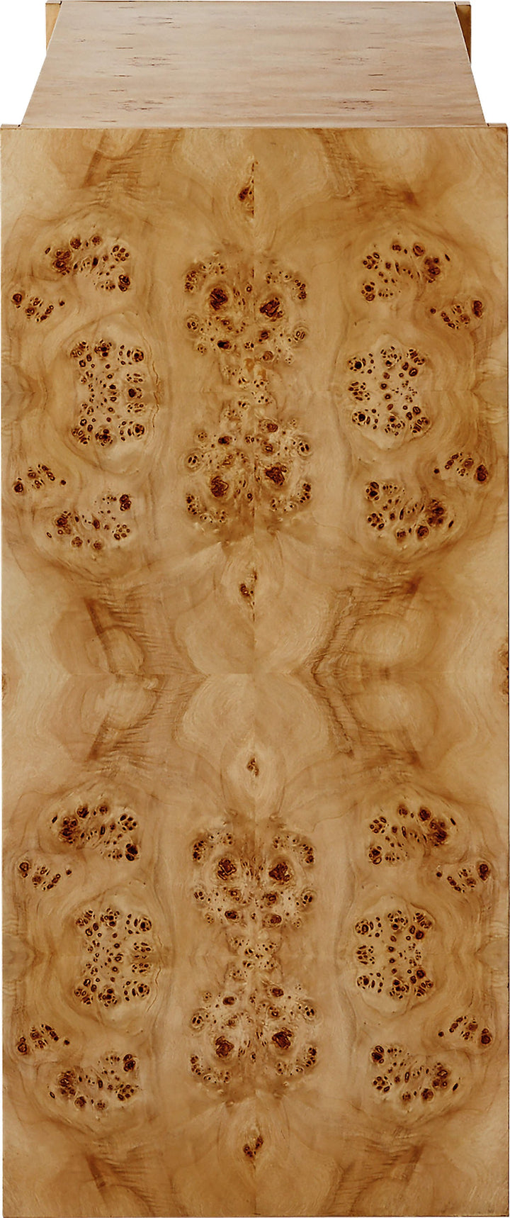 NicheI Burl Wood Console Table