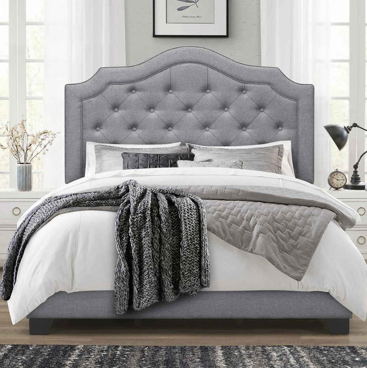 Alayah Tufted Upholstered Low Profile Standard Bed-Queen
