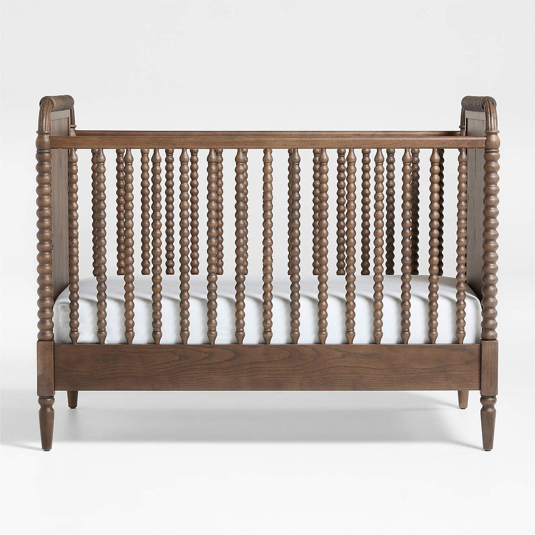 Jenny Lind Heirloom Deep Brown Wood Convertible Baby Crib