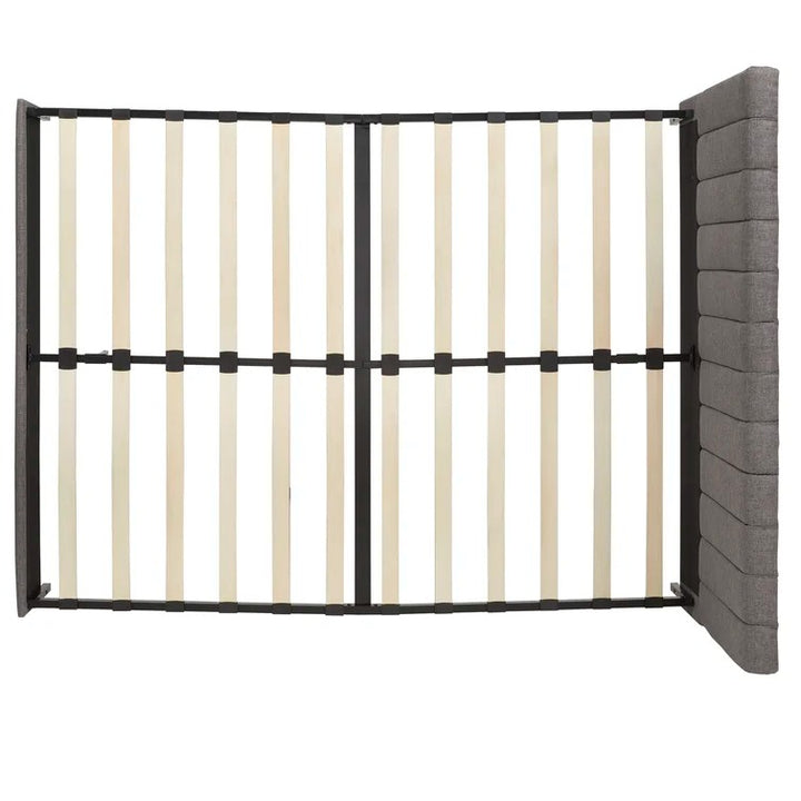 Gaylen Upholstered Low Profile Storage Platform Bed-Queen